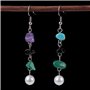Queta Kit de fabrication de bijoux en pierres précieuses naturelles irrégulières avec fil à bijoux, pendentifs, bracelets et out
