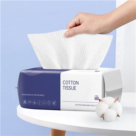 Lot de 100 serviettes jetables pour le visage