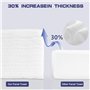 Lot de 100 serviettes jetables pour le visage, pour le lavage et le séchage, lingettes sèches en coton doux pour le lavage et le