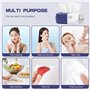 Lot de 100 serviettes jetables pour le visage, pour le lavage et le séchage, lingettes sèches en coton doux pour le lavage et le
