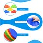 25 Plots de Marquage pour Football - Cônes d'Entraînement Multicolores avec Sac Filet | pour Slalom, Délimitation Terrain Exerci