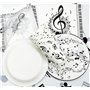 61 pièces de décorations d’anniversaire de musique
