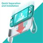 poignée Ergonomique et Étui de Protection pour Manette NS Switch Lite Accessoires-