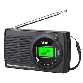 Radio Portable Petit Mini FM/AM （MW） / SW avec Une Excellente Réception et Une Qualité Sonore Elevée