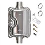 Silencieux d'échappement de voiture en acier inoxydable pour chauffage diesel
