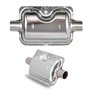Silencieux d'échappement de voiture en acier inoxydable pour chauffage diesel, chauffage au diesel (24 mm)