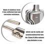 Silencieux d'échappement de voiture en acier inoxydable pour chauffage diesel, chauffage au diesel (24 mm)
