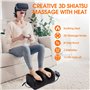 Folovn Masseur de pieds et mollets avec chaleur Shiatsu Machine de massage électrique pour fasciite plantaire, soulagement de la