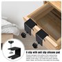 Riisoyu 4 Pièces Pinces en C, 47 mm Réglable Serre-Joints en C Pince De Montage De Bureau en métal robuste Pince Fixation Travai