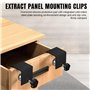 Riisoyu 4 Pièces Pinces en C, 47 mm Réglable Serre-Joints en C Pince De Montage De Bureau en métal robuste Pince Fixation Travai