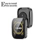 HOMTERN Coque compatible avec AMAZFIT BIP 5, coque transparente en polycarbonate rigide avec film de protection d'écran en verre