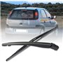 zingking Essuie-glace arrière avec bras d'essuie-glace, bras d'essuie-glace arrière de voiture Jeu de balais d'essuie-glace et b