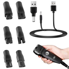 Riisoyu Lot de 7 Chargeur de Rasoir 5V