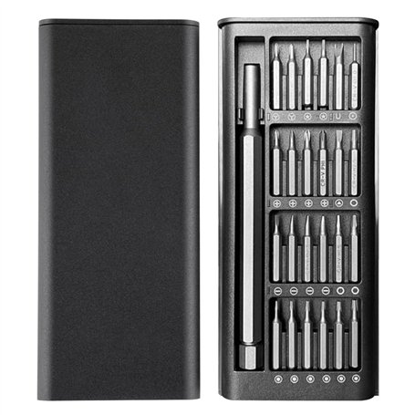 yotutun Jeu de tournevis de précision 25 en 1 - Mini tournevis de précision - Kit d'outils de réparation électronique magnétique