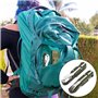 Aoreun 2PCS Vaisselle Pliante en Acier Inoxydable, 6 en 1 Multifonction Vaisselle de Camping, Portables Couvert Camping, Couvert
