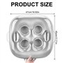 yotutun Porte-Gobelets Gonflable avec 6 Trous, Porte Verre Piscine Gonflable Support Plateau Gonflable De Boisson Flottante Bar 