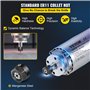 VEVOR 1.5KW Moteur Broche CNC Refroidissement Par Air Refroidi Des Roulements Importés D'Allemagne 65 * 205 mm Vitesse 24000 tr/