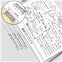 100 Pièce Fixation Relieur De Document,Silver Clip Archives,Clips De Fixation Relieur De Document En Acier Nickelé,Convient Pour