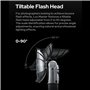 Godox Lux Master Retro Flash pour Appareil Photo,GN25, sans Fil TTL Flash Automatique,Batterie Charge Type C Intégrée,Compatible