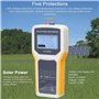KKnoon Multimètre de panneau photovoltaïque 1600W Testeur MPPT pour panneaux solaires Testeur de tension à circuit ouvert Testeu