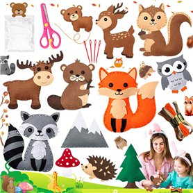 Liekadijiae 32 Pièces Kits de Couture Enfant