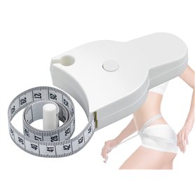 PANSYFEN Mètre Ruban pour le Corps Ruban à Mesurer du Corp Rétractable Automatique Utilisation à Une Main pour Tailleur pour Cou