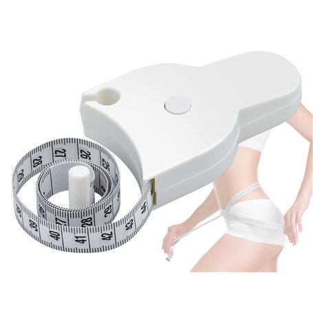 PANSYFEN Mètre Ruban pour le Corps Ruban à Mesurer du Corp Rétractable Automatique Utilisation à Une Main pour Tailleur pour Cou