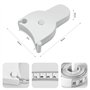 PANSYFEN Mètre Ruban pour le Corps Ruban à Mesurer du Corp Rétractable Automatique Utilisation à Une Main pour Tailleur pour Cou