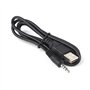 Xingdianfu Câble de données Jack/Mâle vers USB 3,5 mm pour lecteur MP3/MP4 Enregistreur vidéo de voiture Haut-parleurs de poche