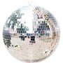 PIQIUQIU Boule à Facettes Disco Argentée