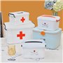 PIQIUQIU boîte à médicaments multifonctionnelle pour la Maison, pour Ranger Les Fournitures médicales à Domicile, Plastique à De