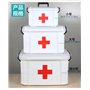 PIQIUQIU boîte à médicaments multifonctionnelle pour la Maison, pour Ranger Les Fournitures médicales à Domicile, Plastique à De