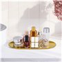 Plateau Ovale, 2 pièces Plateaux de Rangement en Acier Inoxydable, Plateau décoratif, Plateau à Fruits en Métal, Plateau pour co