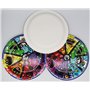 Critters Lot de 61 ustensiles de table souriants Thème jeu d'horreur Vaisselle de fête d'anniversaire pour enfants 20 personnes 