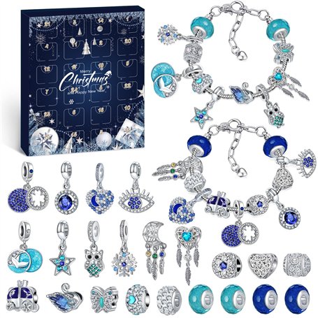 Hymarvo Calendrier de l'Avent 2025 Bijoux Femme Fille