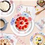 Assiette Jetable Anniversaire de Fête Licorne pour 16