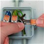 Bornes de Connexion Automatique 3 Ports Cosse Electrique Blocs de Conne