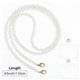 Wugauwor Cordon Telephone Portable Bijoux avec 2 Patchs Universels, Dragonne Telephone Portable en Perles, Laniere Telephone Por