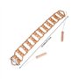 mizikuu Rouleau de massage pour le dos avec poignée, en bois, anti-cellulite, pour massage du dos, de la maderothérapie avec poi