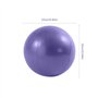 Riisoyu Ballon Pilates 25cm, avec Paille de Gonflage Yoga Ball Anti-Slip Balle de Massage Idéale pour Le Yoga Mini Sports Balls 
