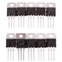 BOJACK LM317 L7805 L7806 L7808 L7809 L7810 L7812 L7815 L7818 L7824 TO-220 Lot de 50 pièces de régulateur de tension positif à co