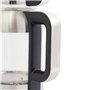 HuKaiL Bouilloire électrique double (grande bouilloire de 2 l + petite théière de 1 l), bouilloire en verre portable avec réglag