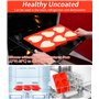 Zaxiva Moules Silicone Pour Chocolat, 6 Compartiments Moule Savon Coeur Pour le Gâteau de la Saint-Valentin Pudding à la Gelée S
