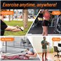 FAOKZE Lot de 5 Bandes de Fitness,Set de Bandes de résistance avec ancrage de Porte,poignées,Sangles de Cheville,Sac de Transpor