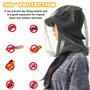 2 Pièces Chapeau Moustiquaire, Verte Moustiquaire de Tete, Chapeau Moustiquaire avec 2 Sac de Transport, Moustiquaire de Tete po