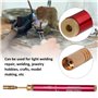 GUUTOP Mini torche à gaz rose à souder, petit stylo torche portable, stylo de soudage sans fil, chalumeau