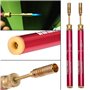 GUUTOP Mini torche à gaz rose à souder, petit stylo torche portable, stylo de soudage sans fil, chalumeau
