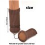 24 pièces de Chaussettes de Meubles en Tricot Chaussettes de Chaise tricoté pour Meubles