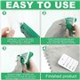 ZUZGO Etiqueteuse Pistolet d'etiquettes Prix etiquettes, pour Vêtement Chapeaux de Chaussettes d'etiquettesPrix 2000 Fils Paddle