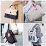 Lot de 10 Étiquettes de Bagage pour Valises en Aluminium Étiquettes Valise en Métal Étiquettes de Voyage Luggage Tag Étiquettes 
